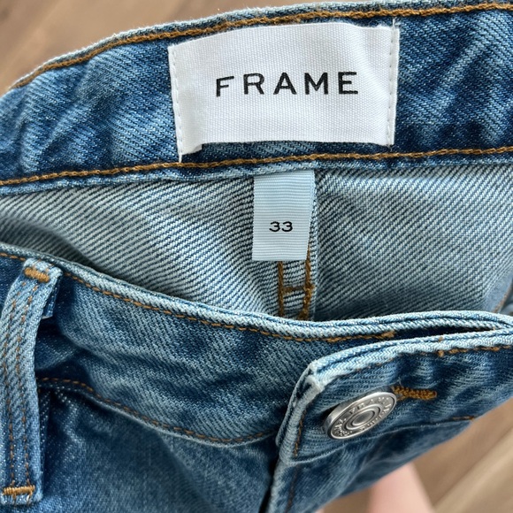 Frame Denim Le Grand Garcon Shorts Size 33 - Picture 9 of 10